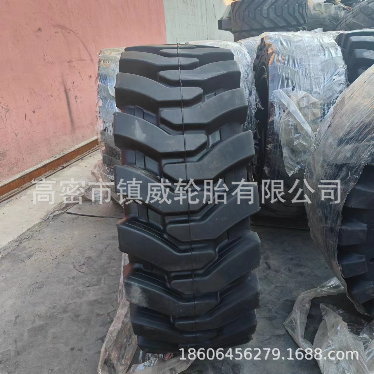 工程機械實心輪胎 38.5/65-24 登高機 升降作業(yè)機輪胎 配鋼圈